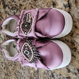 Sam Edelman beaded satin shoes 9.5